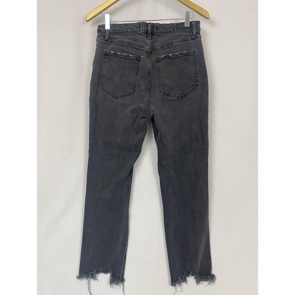 Abercrombie & Fitch Ankle Straight Ultra High Rise Jeans Womens 8/29 Black 28x26 - Picture 2 of 13